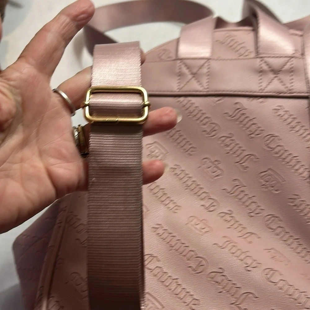 JUICY COUTURE BESTSELLING ROSSIE BACKPACK BACK TO SCHOOL BLUSH COLOR